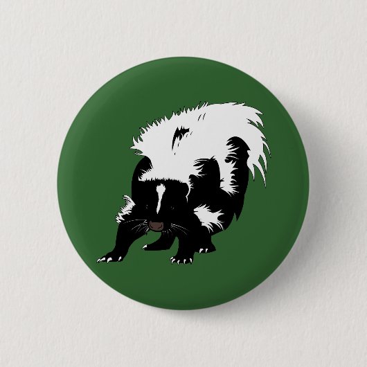 Badge Rond 5 Cm Mouffette (Devant)