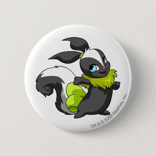 Badge Rond 5 Cm Mouffette d'Usul (Devant)