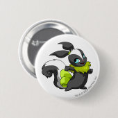 Badge Rond 5 Cm Mouffette d'Usul (Devant & derrière)