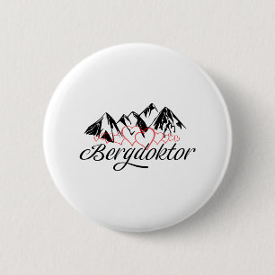 Badge Rond 5 Cm Mountain Doctor Alpes Apres Ski Sno