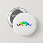 Badge Rond 5 Cm Moustache arc-en-ciel fantaisie (Devant & derrière)