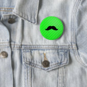 Badge Rond 5 Cm Moustache mexicaine (En situation)
