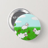 Badge Rond 5 Cm Mouton (Devant & derrière)
