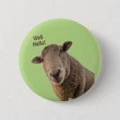 Badge Rond 5 Cm Mouton (Devant)