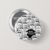 Badge Rond 5 Cm mouton noir (Devant & derrière)