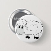 Badge Rond 5 Cm Moutons (Devant & derrière)