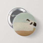 Badge Rond 5 Cm Moutons (par Milton Avery) (Devant & derrière)