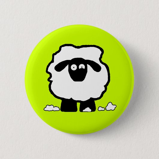 Badge Rond 5 Cm Moutons soumis à une contrainte (Devant)
