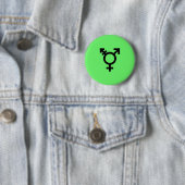 Badge Rond 5 Cm Mouvement de la Pride (En situation)