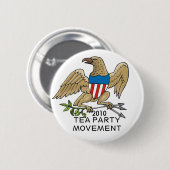 BADGE ROND 5 CM MOUVEMENT DE THÉ (Devant & derrière)