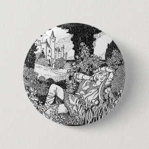 Badge Rond 5 Cm Moyen Âge de la mode