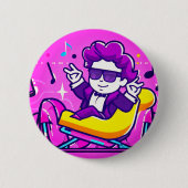 Badge Rond 5 Cm Mozart's Musical Carousel Extravaganza! (Devant)