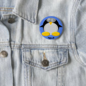 Badge Rond 5 Cm Mr.Penguin ........ hourra ! ! ! ! (En situation)