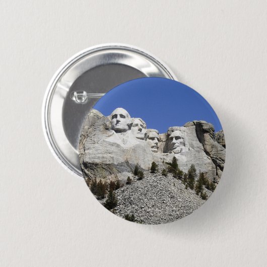 Badge Rond 5 Cm Mt Rushmore (Devant & derrière)