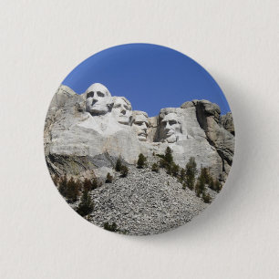 Badge Rond 5 Cm Mt Rushmore