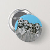 Badge Rond 5 Cm Mt Rushmore (Devant & derrière)