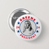 Badge Rond 5 Cm MTG for President (Devant & derrière)