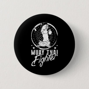 Badge Rond 5 Cm Muay Thai Thaïlande Poing Anneau Genou Technique d