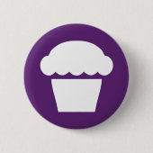 Badge Rond 5 Cm muffin simple cupcake (Devant)