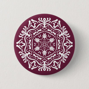Badge Rond 5 Cm Mulberry Mandala