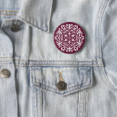 Badge Rond 5 Cm Mulberry Mandala (En situation)