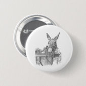 Badge Rond 5 Cm mules d'âne (Devant & derrière)