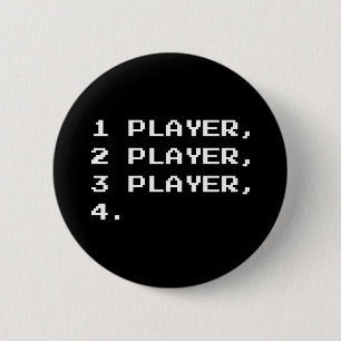 BADGE ROND 5 CM MULTIJOUEUR