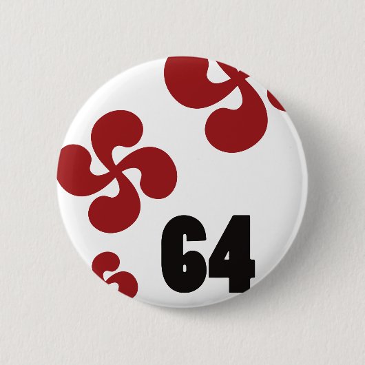 Badge Rond 5 Cm Multiple croix64.ai (Devant)
