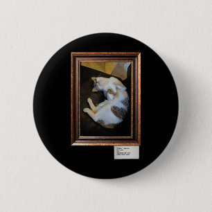 Badge Rond 5 Cm Munchie Le Chat Est Fraîcheur - Toile