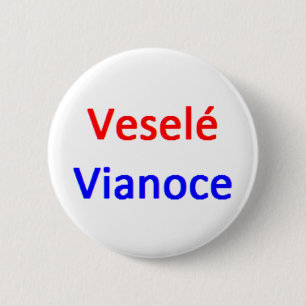 Badge Rond 5 Cm muqueuse à café vesele vianoce