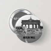 Badge Rond 5 Cm Mur Berlin (Devant & derrière)