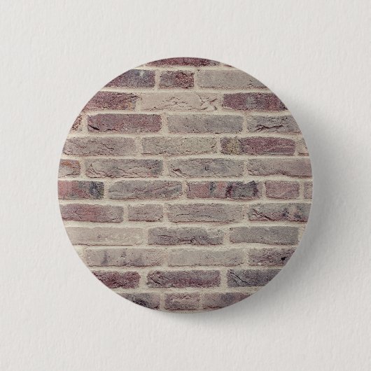 Badge Rond 5 Cm Mur Brown en briques (Devant)