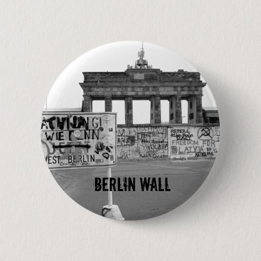 Badge Rond 5 Cm Mur de Berlin (Devant)