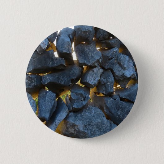 Badge Rond 5 Cm Mur en pierre de style croate (Devant)