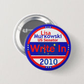 Badge Rond 5 Cm MURKOWSKI écrivent dans le bouton (Devant & derrière)