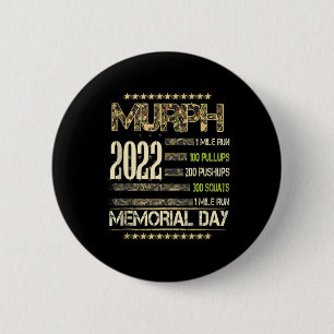 Badge Rond 5 Cm Murph Memorial Day 2022 - pour Weightlifters et Bo