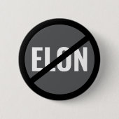 Badge Rond 5 Cm Musc anti-Elon (Devant)