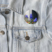 Badge Rond 5 Cm muscari à grappe (En situation)