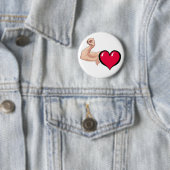 Badge Rond 5 Cm Muscle d'amour (En situation)