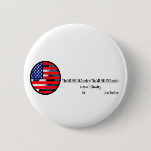 Badge Rond 5 Cm MUSÉE Zazzle 2 sur Tweeter Le MUSÉE Zazzle G