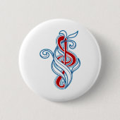 Badge Rond 5 Cm Music Picker (Devant)
