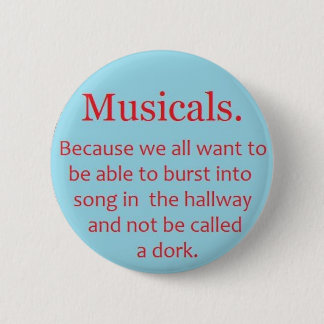 Badge Rond 5 Cm Musicaux