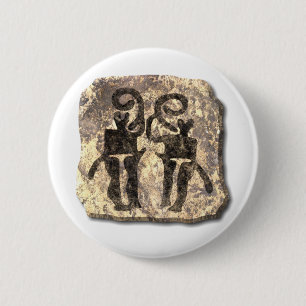 Badge Rond 5 Cm Musiciens-pierre