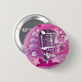 Badge Rond 5 Cm musicmic (Devant & derrière)