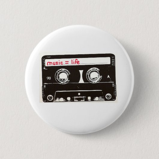 Badge Rond 5 Cm musique (Devant)