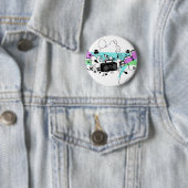 Badge Rond 5 Cm Musique (En situation)