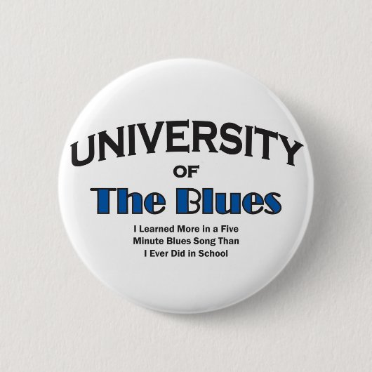 Badge Rond 5 Cm musique-bleus (Devant)