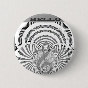 Badge Rond 5 Cm Musique dans mon âme_