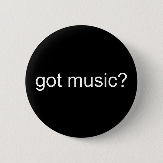 Badge Rond 5 Cm musique obtenue ? - Customisé (Devant)