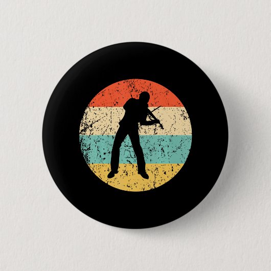 Badge Rond 5 Cm Musique violon (Devant)